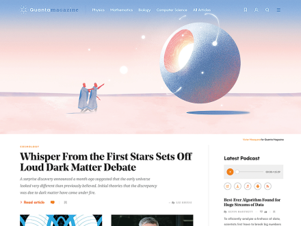 Quanta Magazine by dogstudio