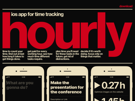 Hourly, time and task manager by mikael kapanaga