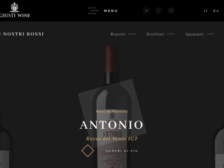 Giusti wine by one up stud.io