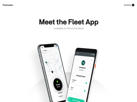 Postmates Fleet App by Postmates