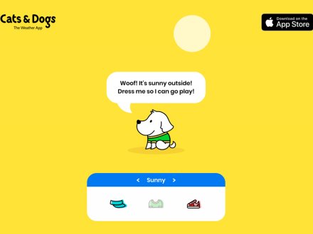 Cats & Dogs The Weather App by Cats & Dogs - The Weather App