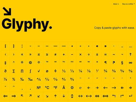 Glyphy by Overlay
