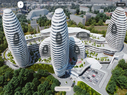 Intergal City by FRESH creative web agency