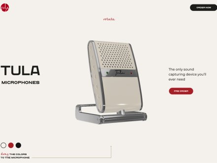 Tula microphones by Red Collar
