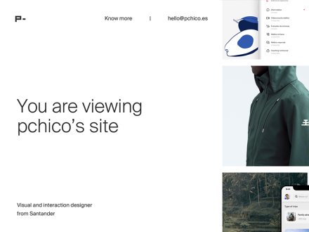 pchico's website by Pablo Chico