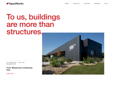 SignalWorks Architecture by Giant Shoulders