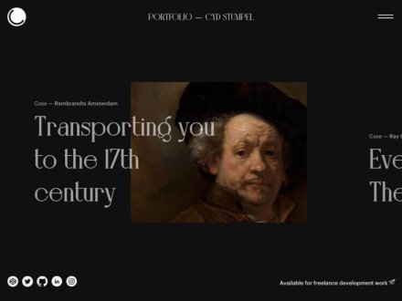 Cyd Stumpel — Portfolio by Cyd Stumpel