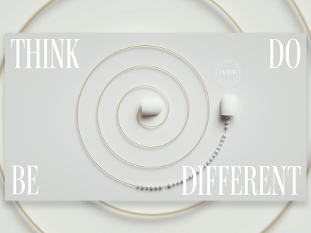 THINK / DO / BE / DIFFERENT by DTEstudio