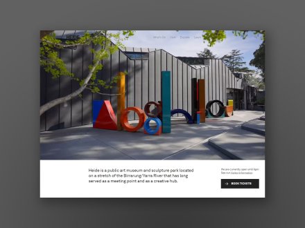 Heide Museum of Modern Art by Bone Digital