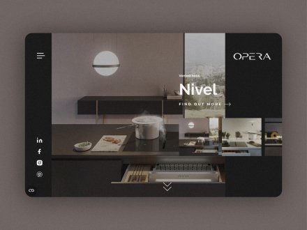 Opera | Vented hobs and hoods by Palazzina Creativa