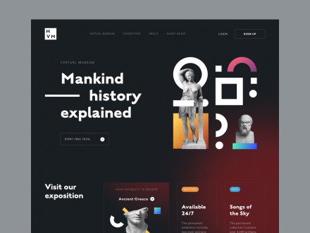 History Virtual Museum by Halo Lab