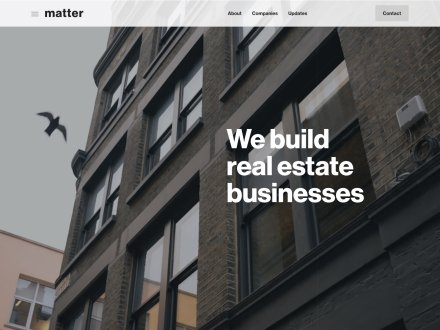Matter Real Estate by Alchemy Digital
