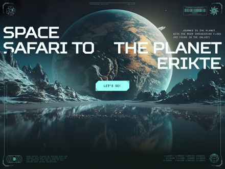 Space safari to Erikte planet by diana-shakerova