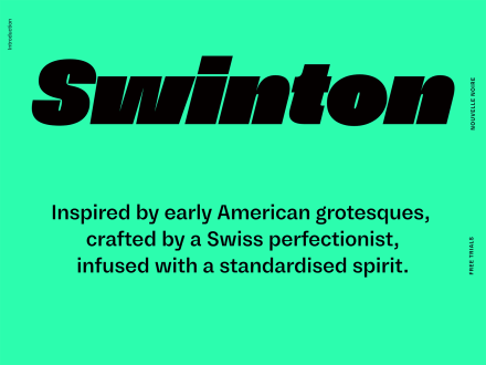 NN Swinton Typeface