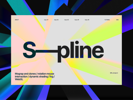 readymag x spline by redesigned