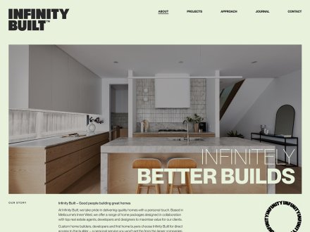 Infinity Built by Something Great Agency