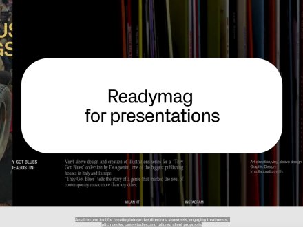 Readymag for presentations