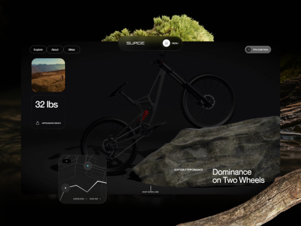 Surge I 3D Landing Page by PeachWeb Builder