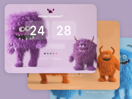 Monster Pomodoro by rightnowderek
