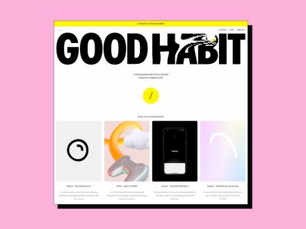 Good Habit - Studio Portfolio by Good Habit