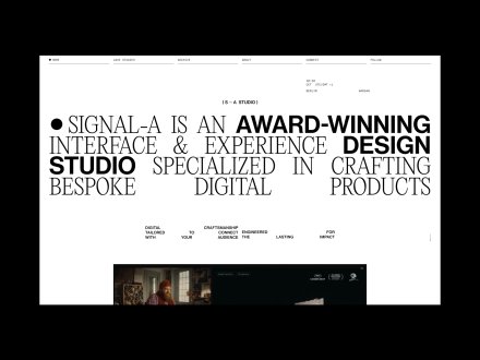 awwwards / Signal-A Studio