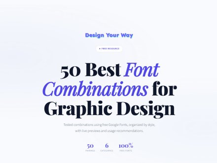Font Combinations