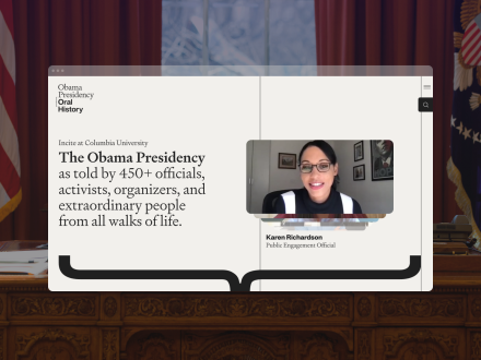 Obama Presidency Oral History