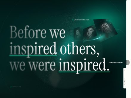 20 Years Inspired by People