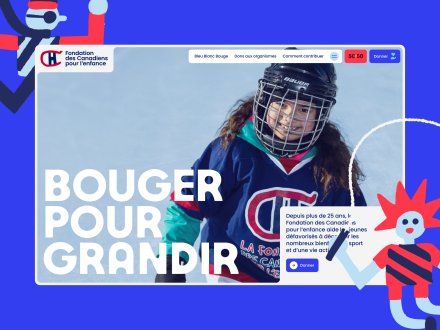 Montreal Canadiens Foundation by Cossette