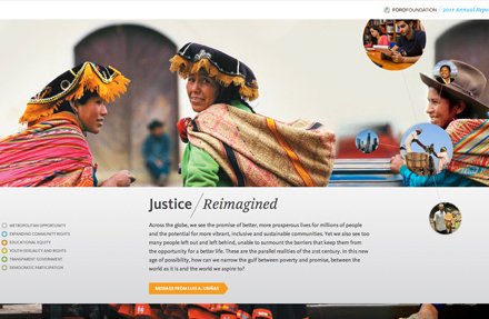 Ford Foundation Annual Report by Hyperakt