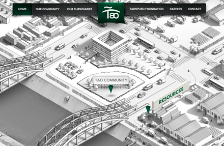 Tao Community Website by Rain Creative Lab
