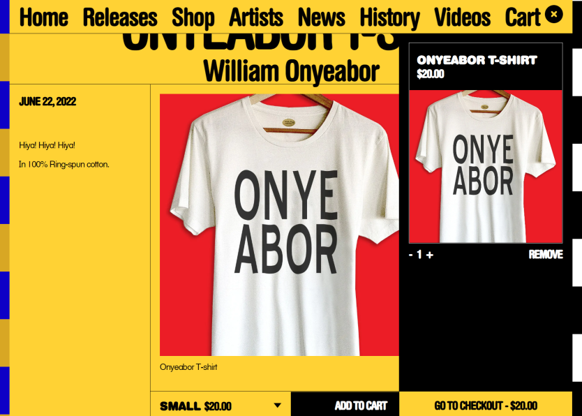 Luaka Bop Awwwards SOTD