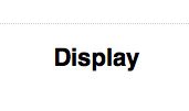 Display