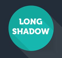 Flat Long Shadows: Step-by-step Tutorial, Resources and Examples