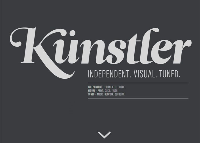 Kunstler - Independent. Visual. Tuned.