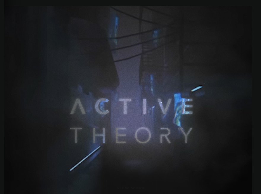 Active Theory v4 wins January 2018 Site of the Month