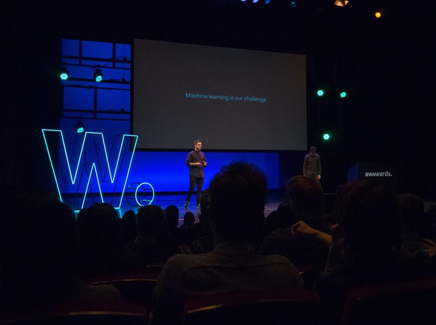 Talk: Machine Learning is a UX Problem, Joël Van Bodegraven & Pedro Marques from Adyen at Awwwards Conference Amsterdam