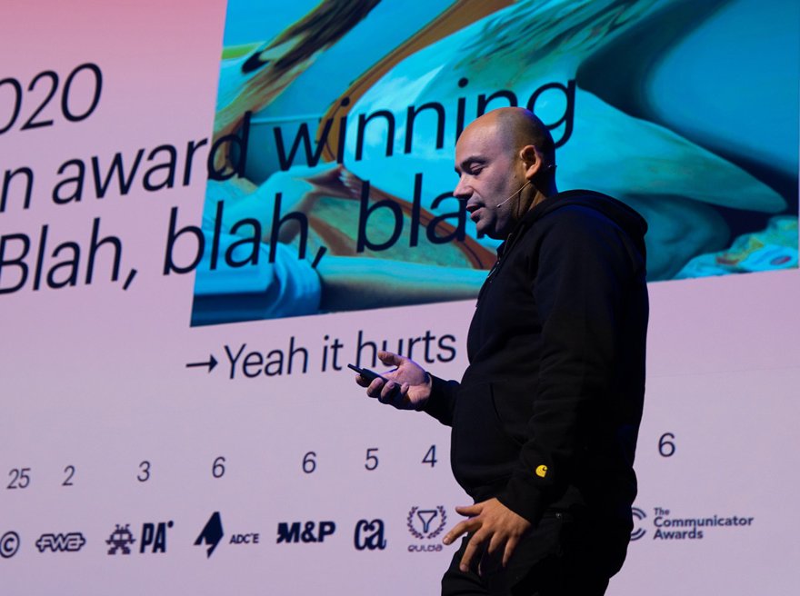 Talk: How Small Studios Make Big Websites,  Founder of Bürocratik,  Adriano Esteves at Awwwards Conference Amsterdam