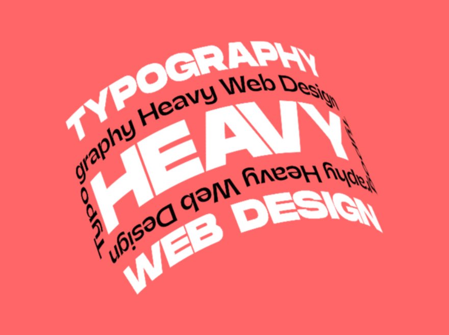Typography-Heavy Web Design