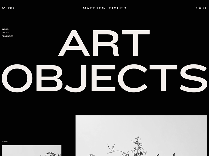 Case Study: An eCommerce experience for Matthew Fisher’s Art Objects