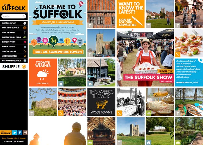 Suffolk's bold new tourism site