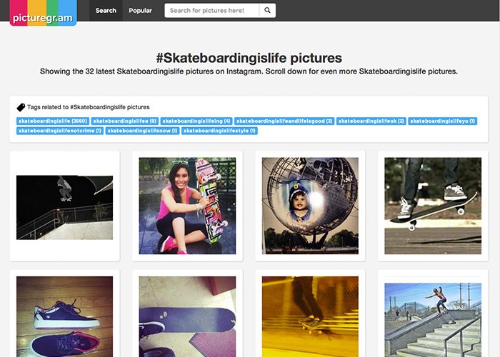 Picturegr.am Instagram Search Engine