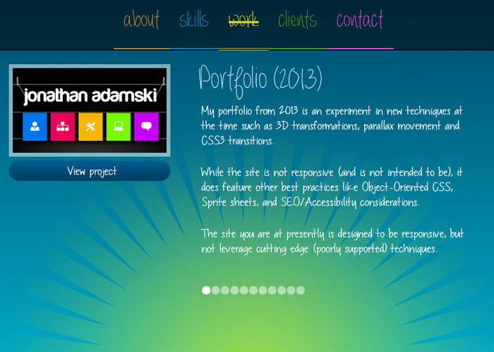Portfolio of Jonathan Adamski