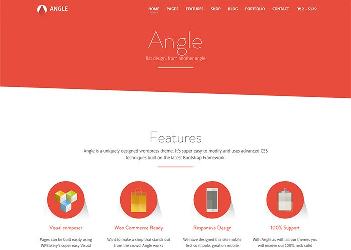Angle - Flat Responsive Bootstrap MultiPurpose Theme