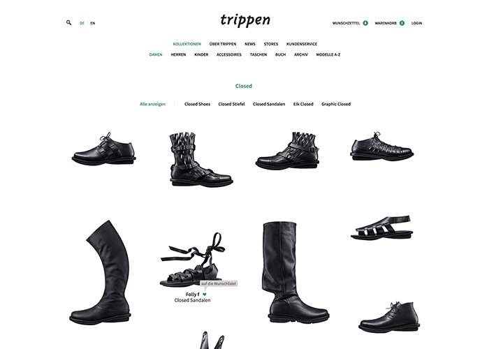Trippen Webshop
