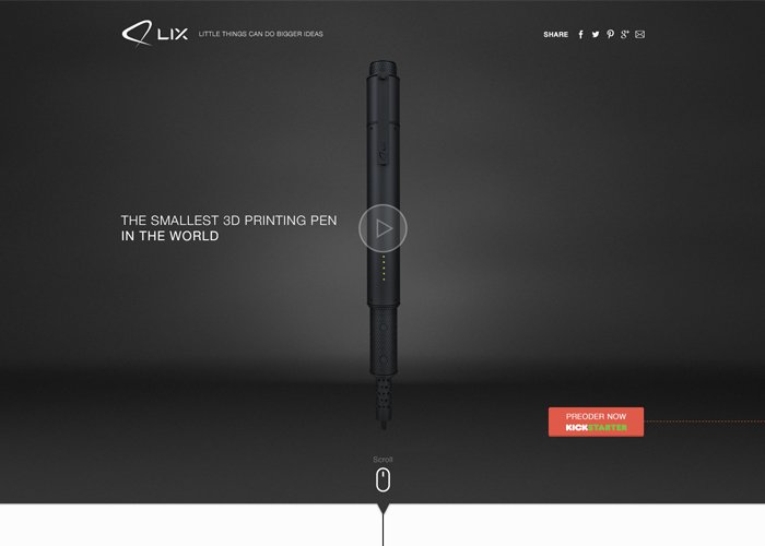 LIX - The smallest 3D printing pen in the world
