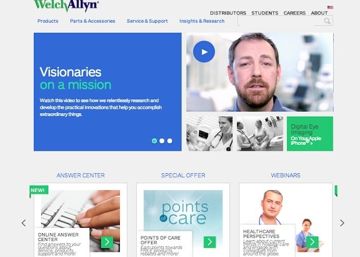 Welch Allyn Website