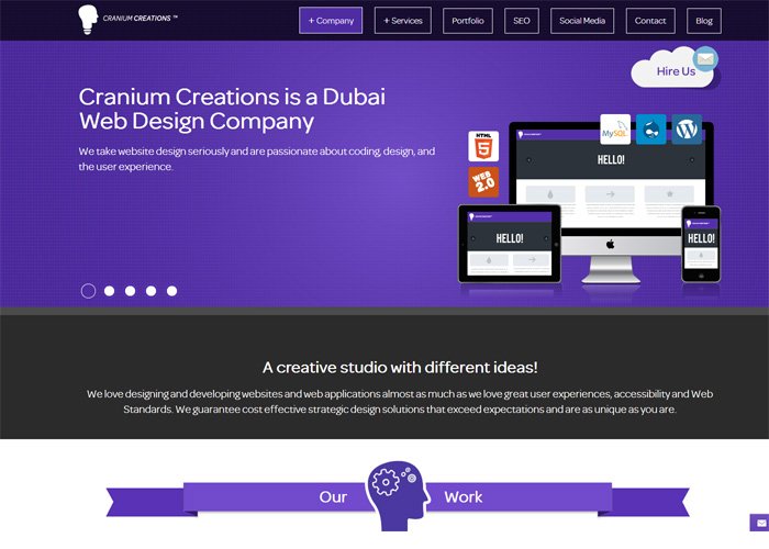 Cranium Creations Web Design