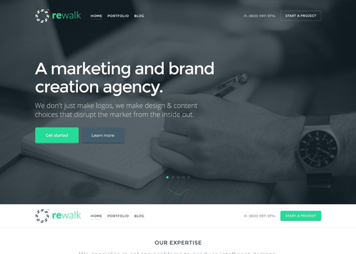 ReWalk - Business WordPress Theme
