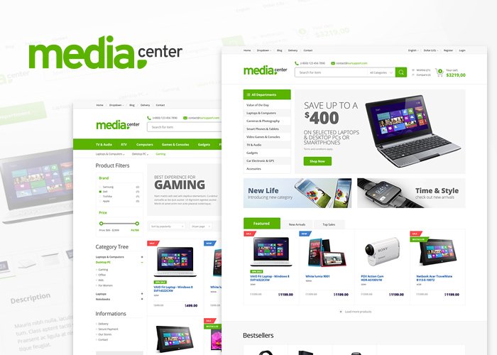 MediaCenter Electronics Store